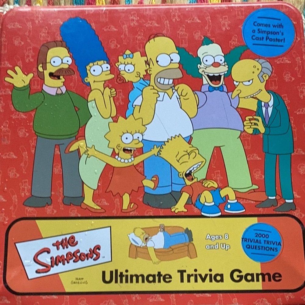 THE SIMPSONS ❣️ Bart, Homer, Marge, Maggie, Lisa & SIMPSONS ULTIMATE TRIVIA GAME